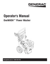 Generac OneWASH Power Washer Manual Del Operador