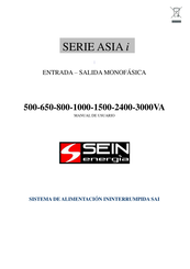 SEIN energia ASIA i 3000VA Manual De Usuario