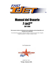 Screen Print & Inkjet Technology Fast T-Jet3 SDT-1300 Manual Del Usuario