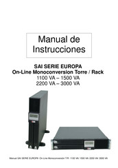 SEIN energia EURO TR 1100 SAI Manual De Instrucciones