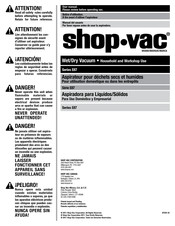 Shop-Vac E87 Serie Manual Del Usuario