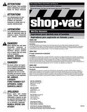 Shop-Vac CH87 Serie Manual Del Usuario