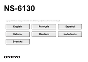 Onkyo NS-6130-B Manual De Instrucciones