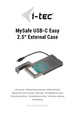 i-tec MySafe USB-C Easy C31MYSAFEU313 Manual De Instrucciones