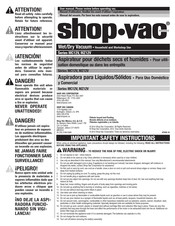 Shop-Vac MC12V Serie Manual Del Usuario