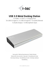 i-tec U3METALDOCK Manual De Instrucciones