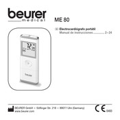 Beurer medical ME 80 Manual De Instrucciones