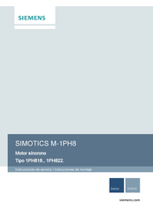 Siemens SIMOTICS M-1PH822 Instrucciones De Servicio