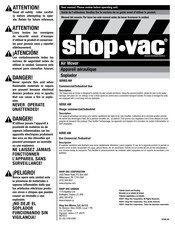 Shop-Vac AM Serie Manual Del Usuario