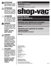 Shop-Vac 333 Serie Manual Del Usuario