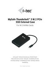 i-tec MySafe TB3MYSAFEM2 Manual De Instrucciones