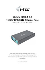 i-tec MySafe U3MYSAFE035 Manual De Instrucciones