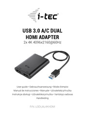 i-tec U3DUAL4KHDMI Manual De Instrucciones