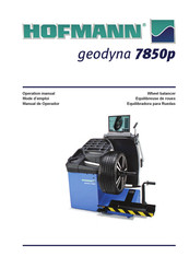 Hofmann geodyna 7850p Manual De Operador