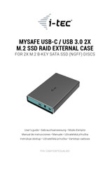 i-tec MYSAFE USB-C / USB 3.0 2X Manual De Instrucciones