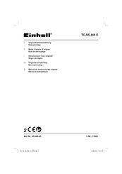 EINHELL TC-SS 405 E Manual De Instrucciones