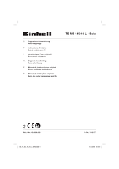 EINHELL TE-MS 18/210 Li - Solo Manual De Instrucciones