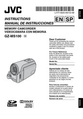 JVC GZ-MS100 Manual De Instrucciones