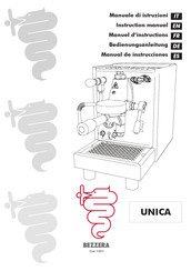 Bezzera UNICA Manual De Instrucciones