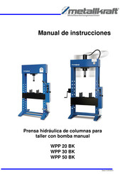 Metallkraft WPP 20 BK Manual De Instrucciones