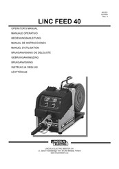 Lincoln Electric LINC FEED 40 Manual De Instrucciones