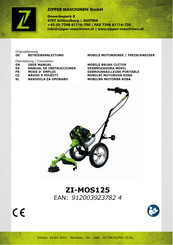 Zipper Maschinen ZI-MOS125 Manual De Instrucciones