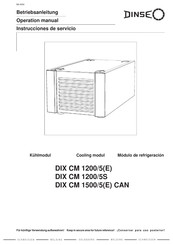 DINSE DIX CM 1200/5 Instrucciones De Servicio