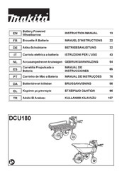 Makita DCU180 Manual De Instrucciones