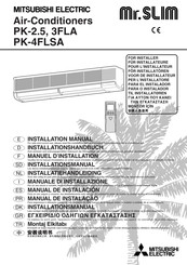 Mitsubishi Electric Mr.SLIM PK-4FLSA Manual De Instalación