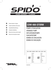 SPIDO CDW-400-STORM Manual De Instrucciones Original