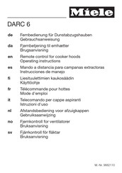 Miele DARC 6 Instrucciones De Manejo