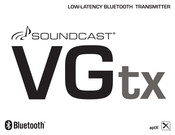 Soundcast VGtx Instrucciones De Funcionamiento