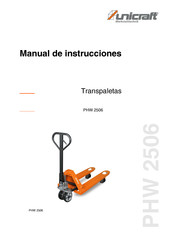 unicraft PHW 2506 Manual De Instrucciones