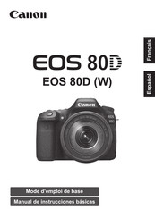 Canon EOS 80D Manual De Instrucciones