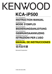 Kenwood KCA-iP500 Manual De Instrucciones