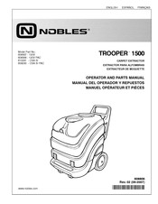 Nobles TROOPER 1500 Manual Del Operador Y Repuestos