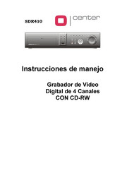 Center SDR410 Instrucciones De Manejo