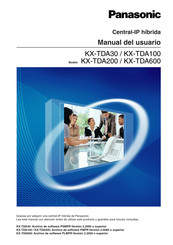 Panasonic KX-TDA100 Manual Del Usuario