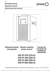 DINSE DIX PI 500 Instrucciones De Servicio