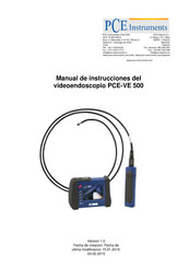 PCE Instruments PCE-VE 500 Manual De Instrucciones