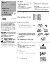 Sony SAL135F28 Manual De Instrucciones