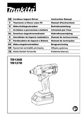 Makita TD126D Manual De Instrucciones