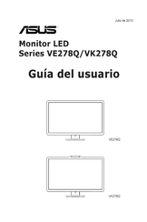 Asus VE278Q Serie Guia Del Usuario