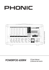 Phonic POWERPOD 630RW Manual Del Usuario