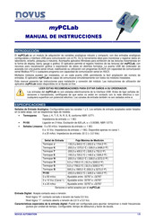 Novus myPCLab Manual De Instrucciones