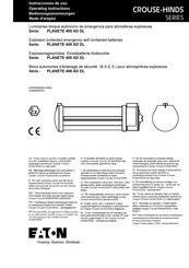 Eaton PLANETE 400 AD DL Serie Instrucciones De Uso