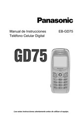 Panasonic EB-GD75 Manual De Instrucciones