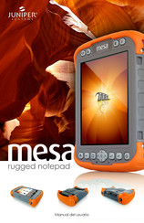 Juniper Systems Mesa Rugged Notepad Manual Del Usuario