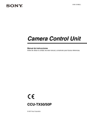 Sony CCU-TX50P Manual De Instrucciones