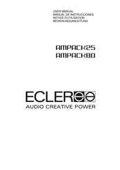 Ecler AMPACK25 Manual De Instrucciones